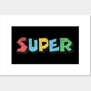 super colours Posters and Art